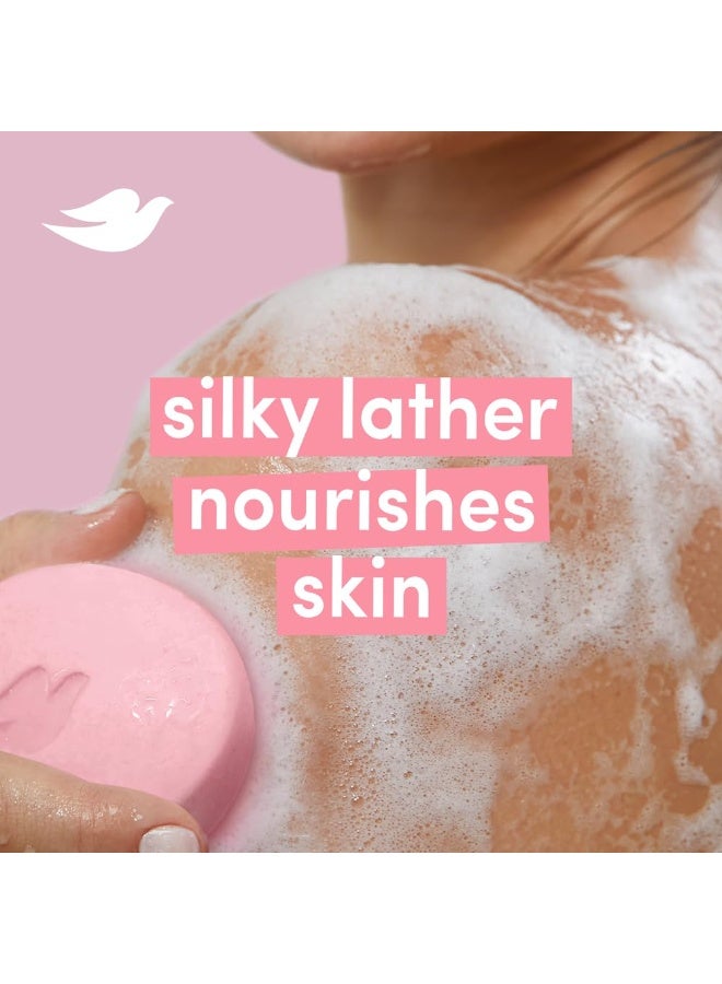 Dove Pink Beauty Bar pack of 2, 125g each for Even Toned Nourished Skin with Plant Based Cleansers and pH balanced formula - Image 4